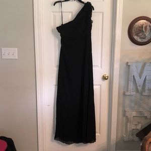 Black bridesmaid dress